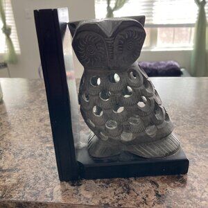 Soap Stone Owl Bookend